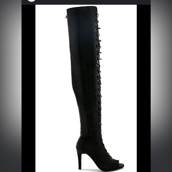 RAYE Shoes - RAYE TYSON LACE OVER THE KNEE BOOTS